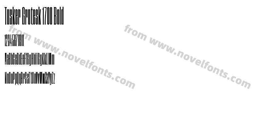 Tusker Grotesk 1700 BoldPreview