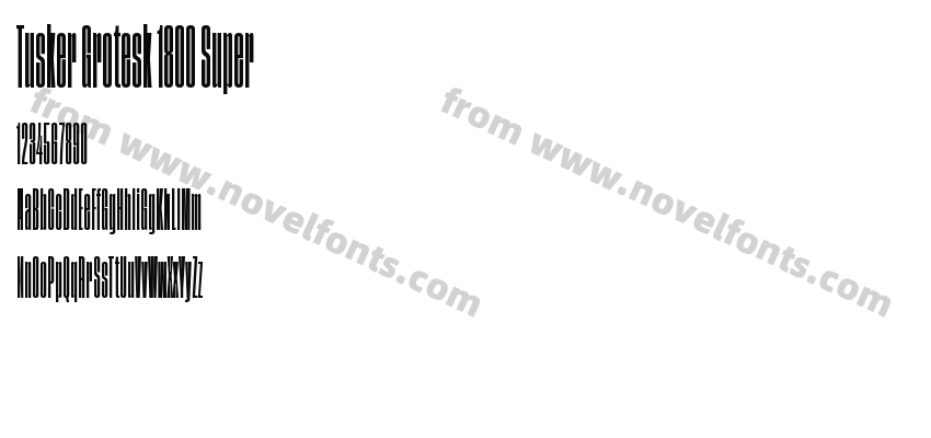 Tusker Grotesk 1800 SuperPreview