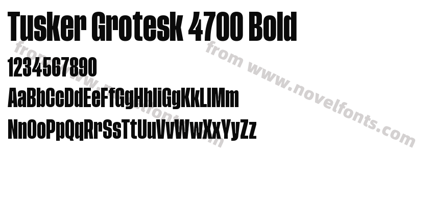 Tusker Grotesk 4700 BoldPreview