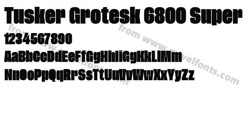 Tusker Grotesk 6800 SuperPreview