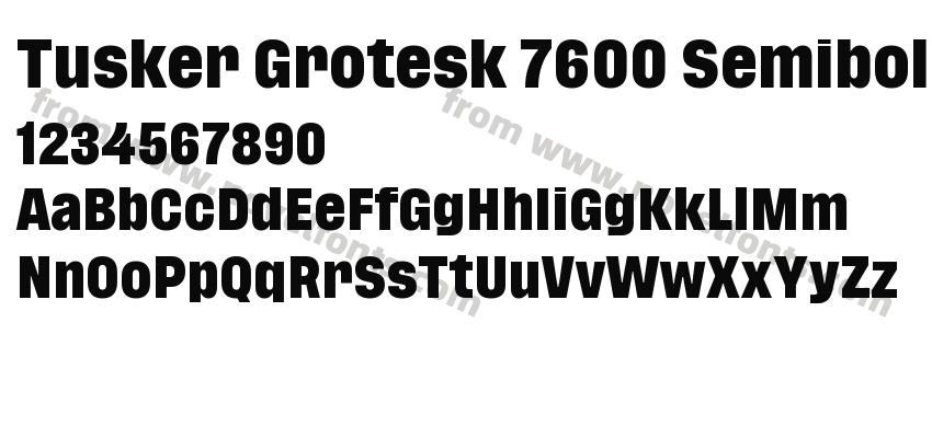 Tusker Grotesk 7600 SemiboldPreview
