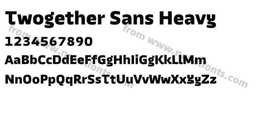 Twogether Sans HeavyPreview