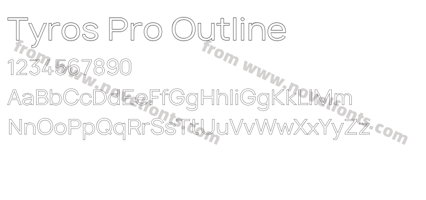 Tyros Pro OutlinePreview