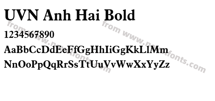 UVN Anh Hai BoldPreview