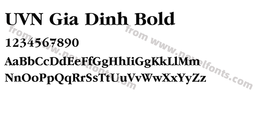 UVN Gia Dinh BoldPreview