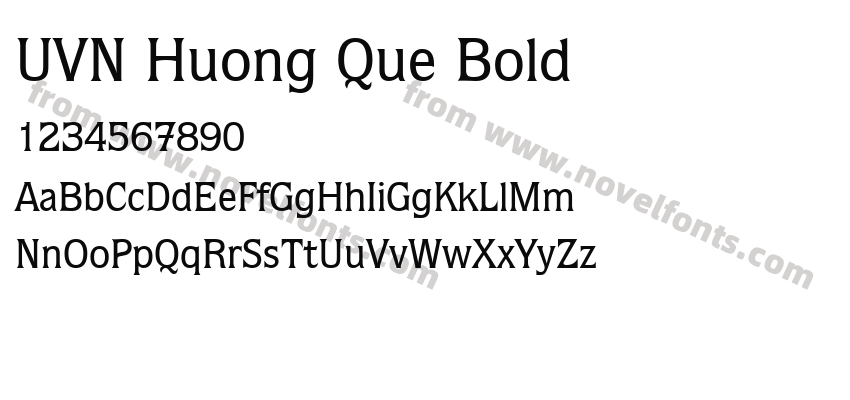 UVN Huong Que BoldPreview