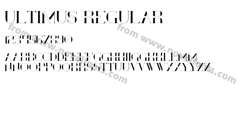 Ultimus RegularPreview