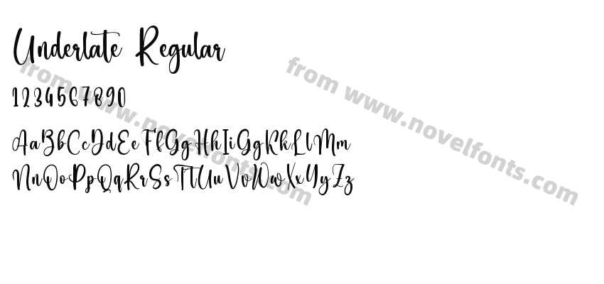 Underlate RegularPreview