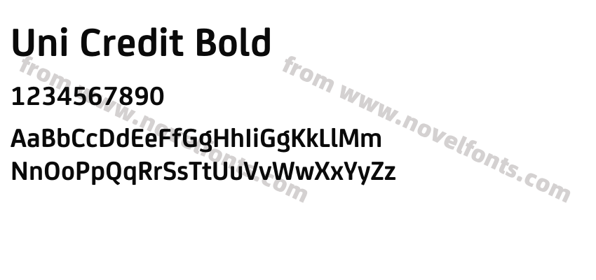 Uni Credit BoldPreview