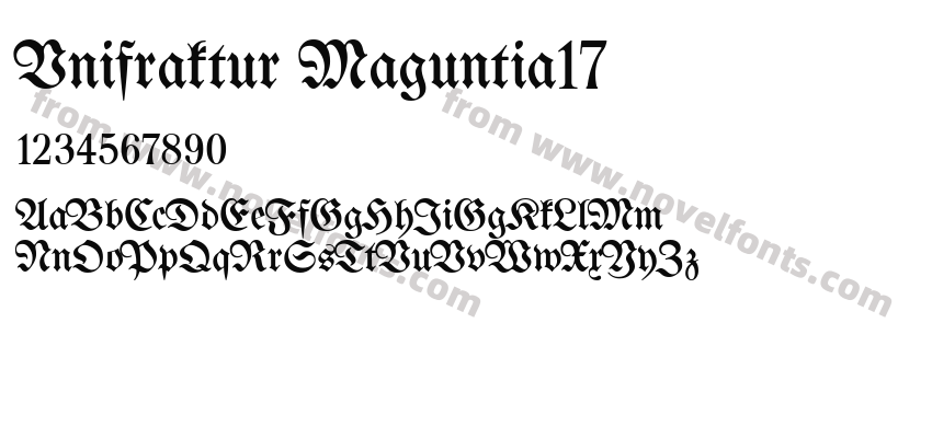 Unifraktur Maguntia17Preview