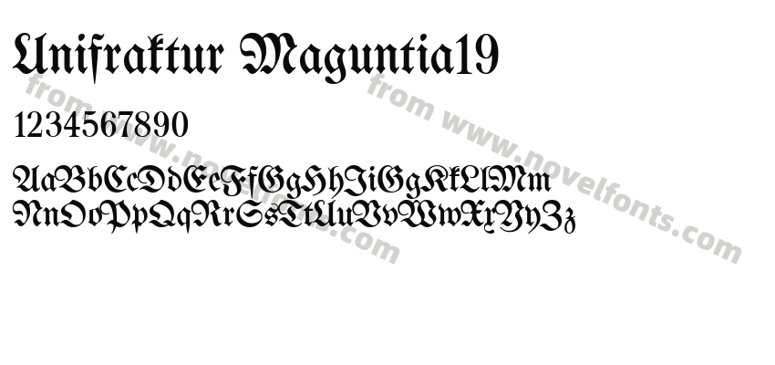 Unifraktur Maguntia19Preview