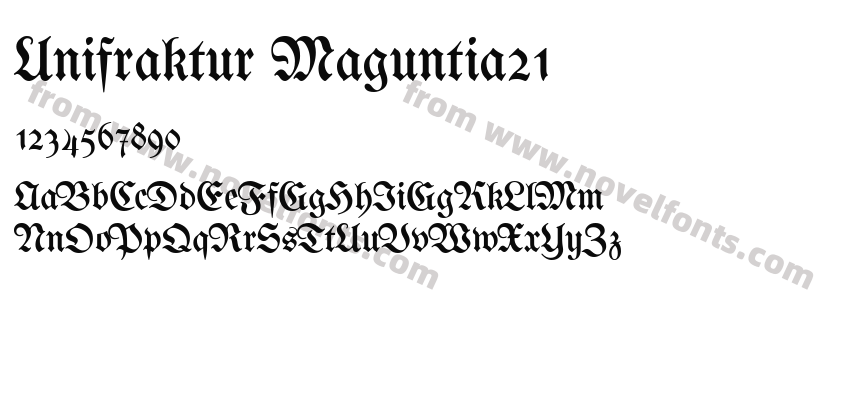Unifraktur Maguntia21Preview