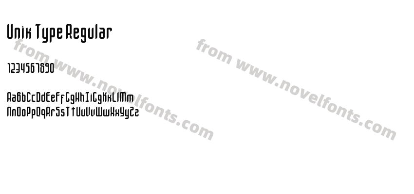 Unik Type RegularPreview