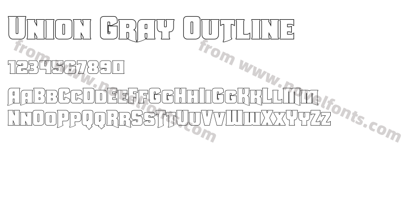 Union Gray OutlinePreview