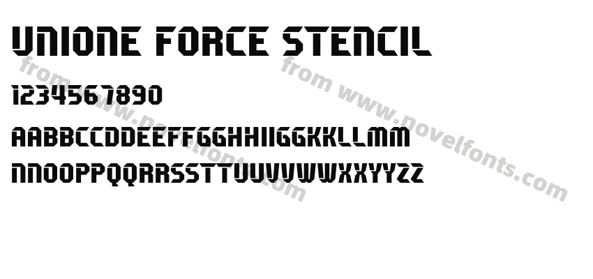 Unione Force StencilPreview