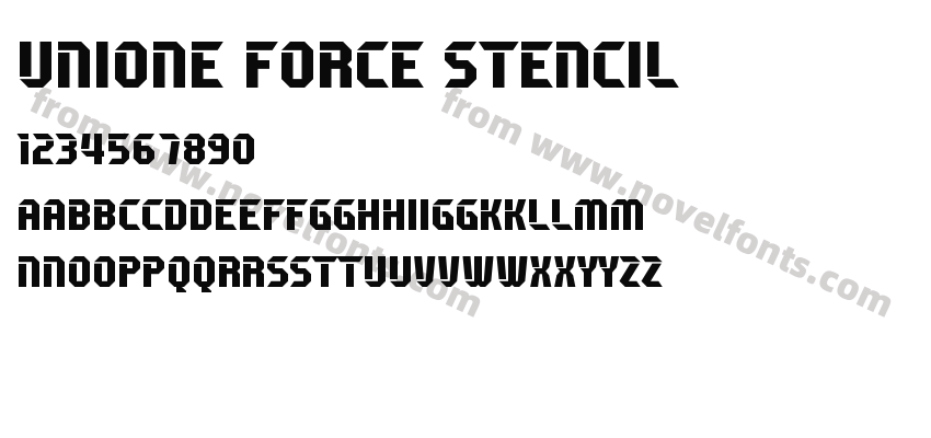 Unione Force StencilPreview