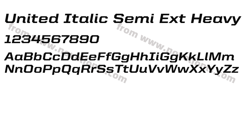 United Italic Semi Ext HeavyPreview