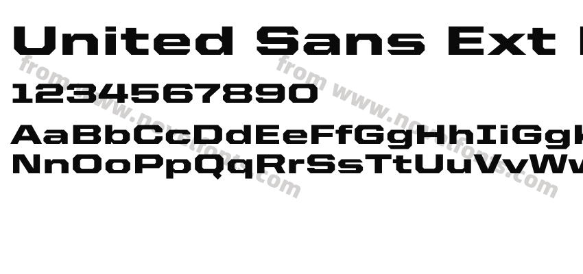 United Sans Ext BlackPreview