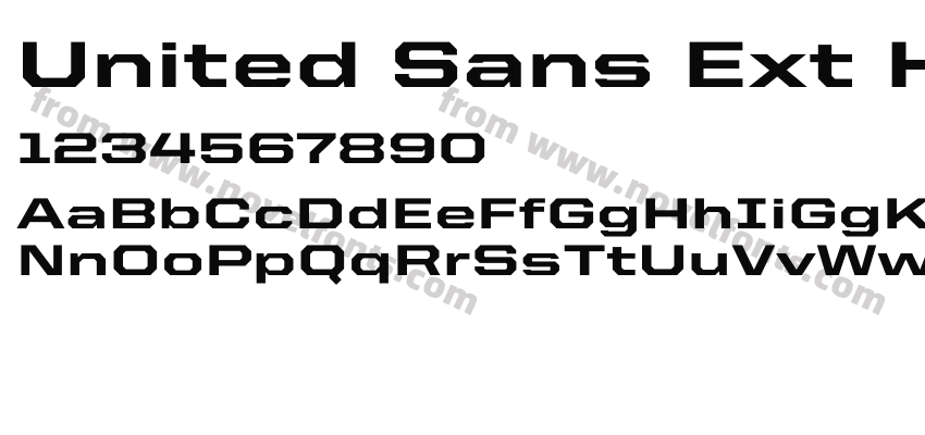 United Sans Ext HeavyPreview