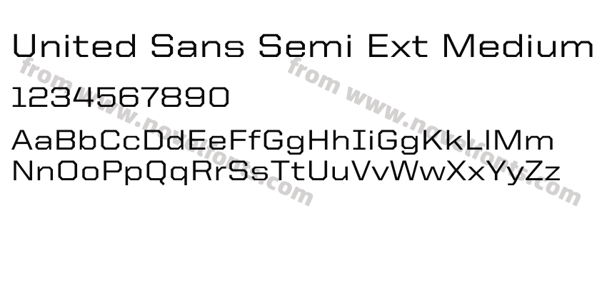 United Sans Semi Ext MediumPreview