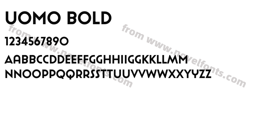 Uomo BoldPreview