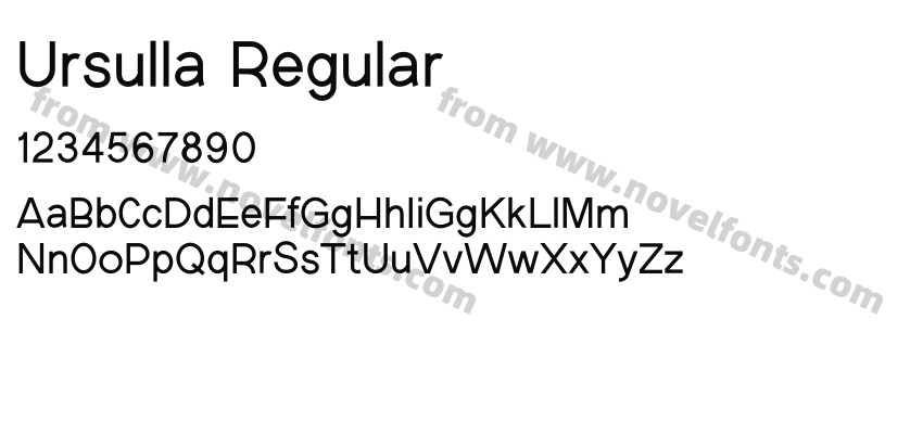 Ursulla RegularPreview