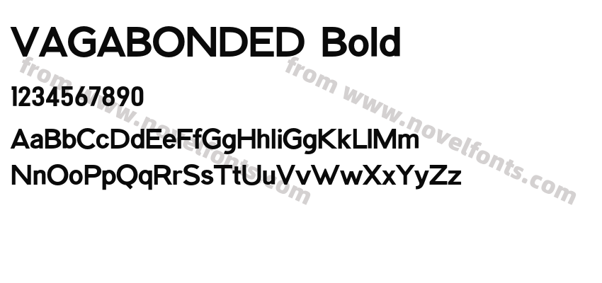 VAGABONDED BoldPreview