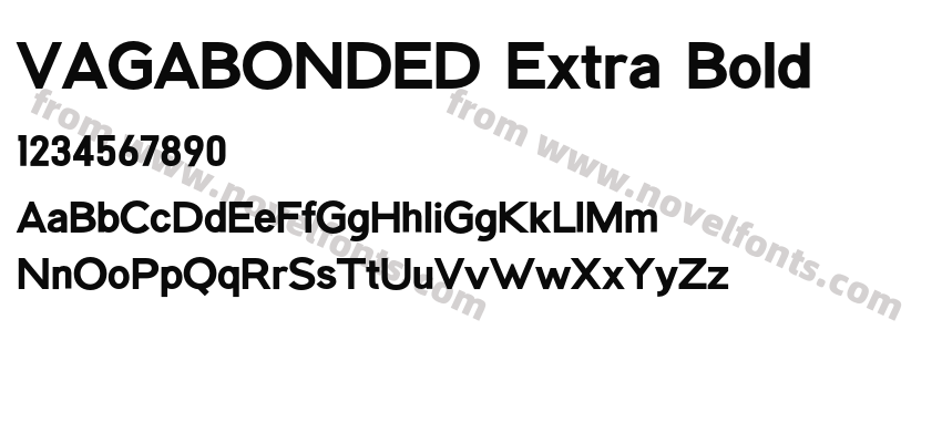 VAGABONDED Extra BoldPreview