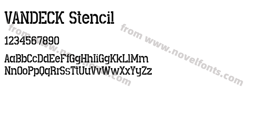 VANDECK StencilPreview