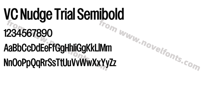 VC Nudge Trial SemiboldPreview