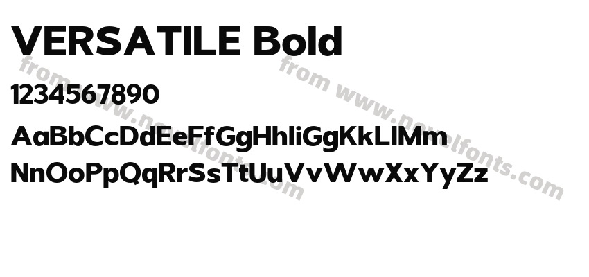 VERSATILE BoldPreview