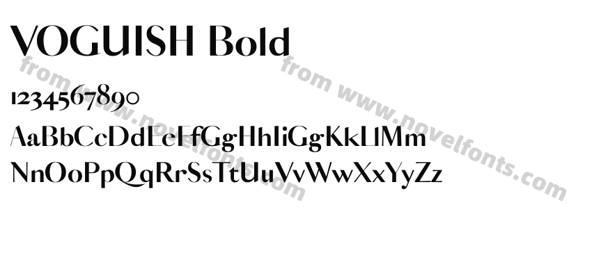 VOGUISH BoldPreview