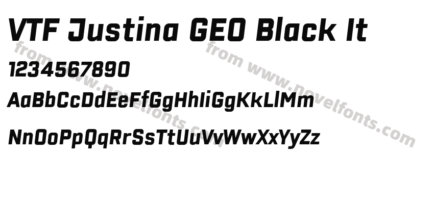 VTF Justina GEO Black ItPreview