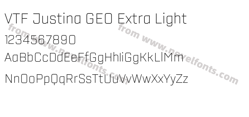 VTF Justina GEO Extra LightPreview