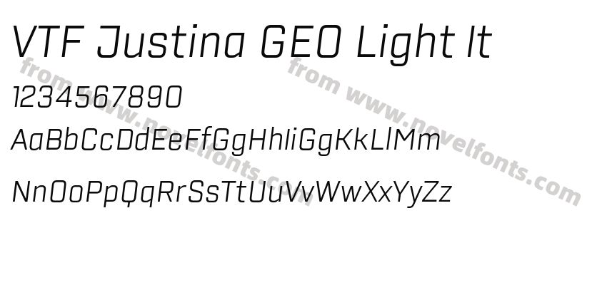 VTF Justina GEO Light ItPreview