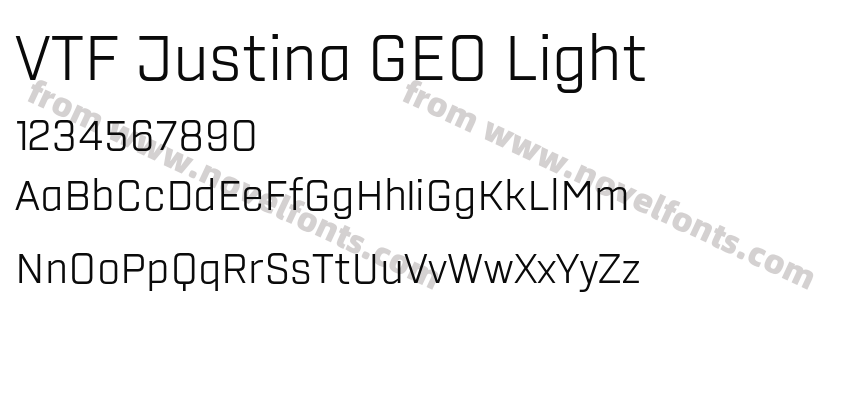 VTF Justina GEO LightPreview