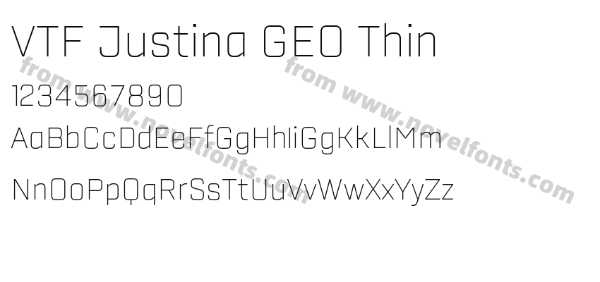 VTF Justina GEO ThinPreview