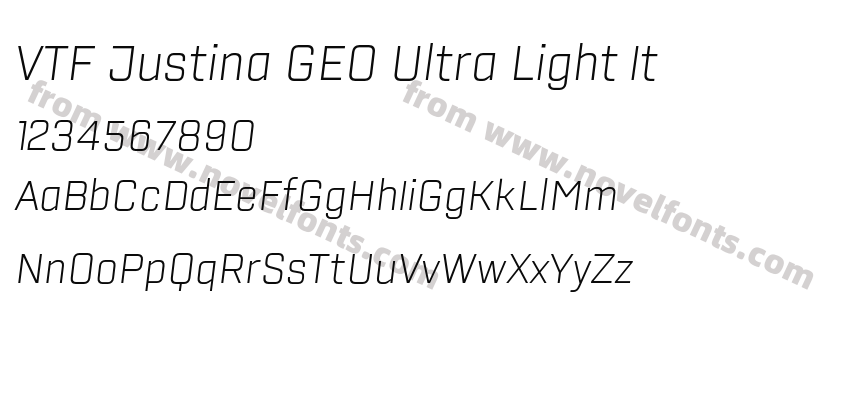 VTF Justina GEO Ultra Light ItPreview