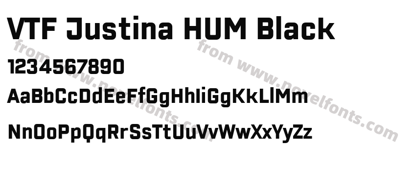VTF Justina HUM BlackPreview