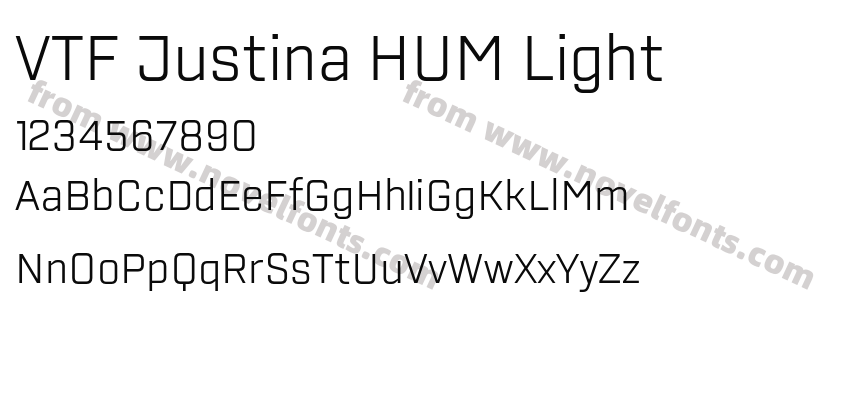 VTF Justina HUM LightPreview