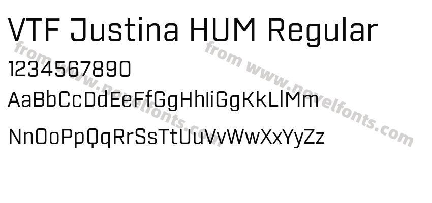 VTF Justina HUM RegularPreview