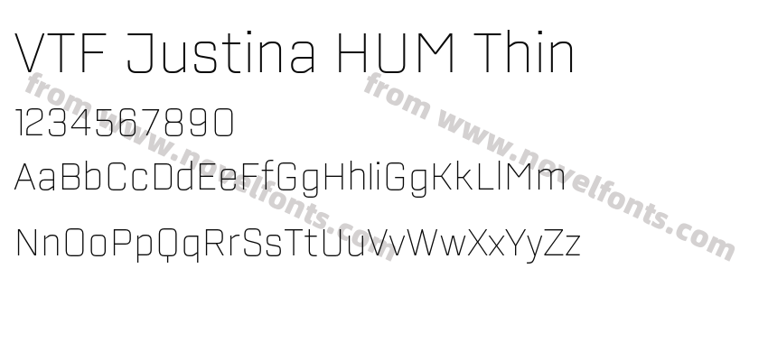 VTF Justina HUM ThinPreview