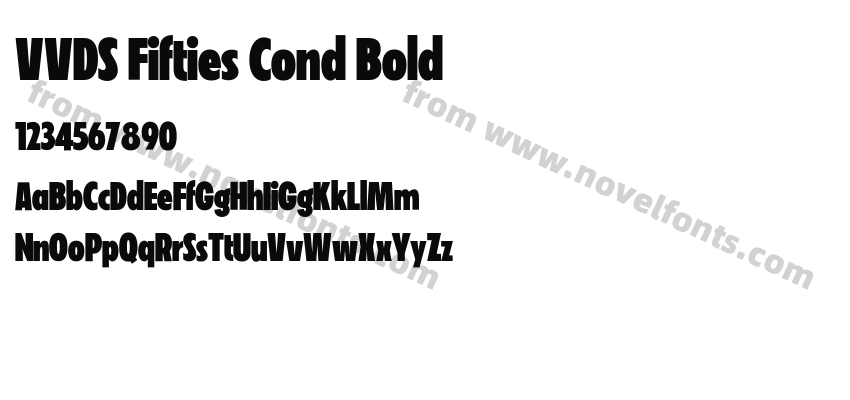 VVDS Fifties Cond BoldPreview