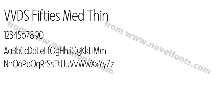VVDS Fifties Med ThinPreview