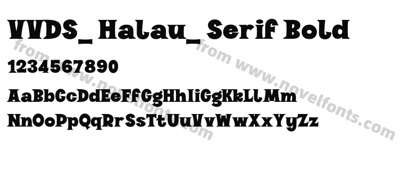 VVDS_ Halau_ Serif BoldPreview