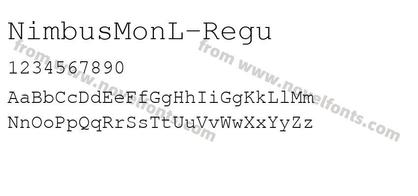 NimbusMonL-ReguPreview