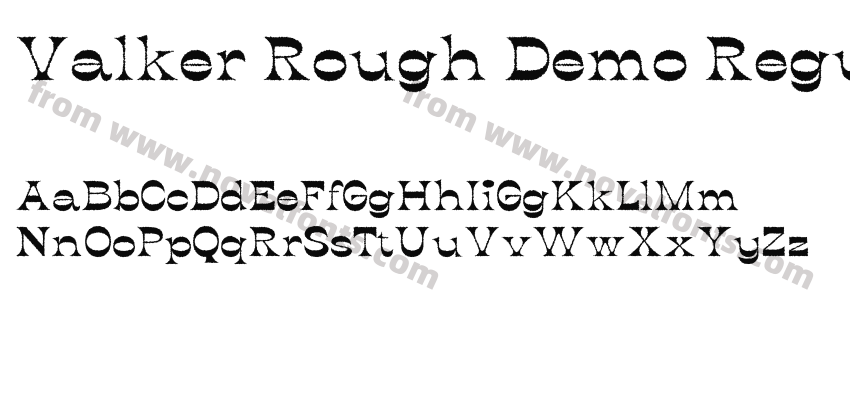 Valker Rough Demo RegularPreview