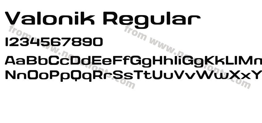 Valonik RegularPreview
