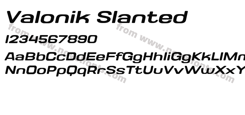 Valonik SlantedPreview