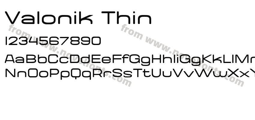 Valonik ThinPreview